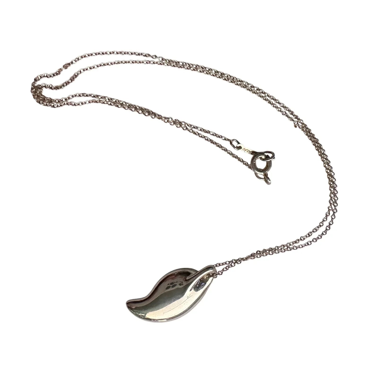 Tiffany & Co Leaf Necklace 16" Chain - Tiffany & Co. - A+ Stuff