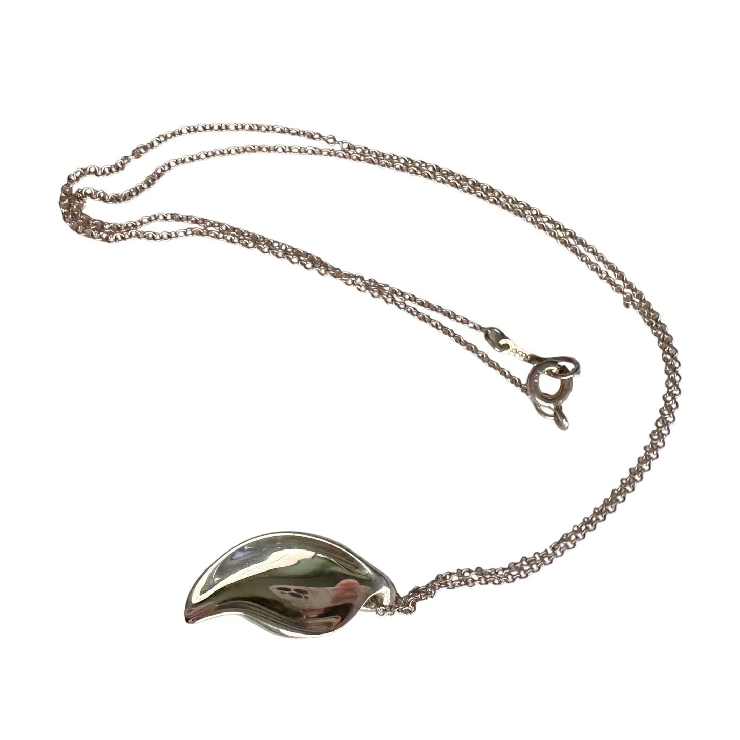Tiffany & Co Leaf Necklace 16" Chain - Tiffany & Co. - A+ Stuff