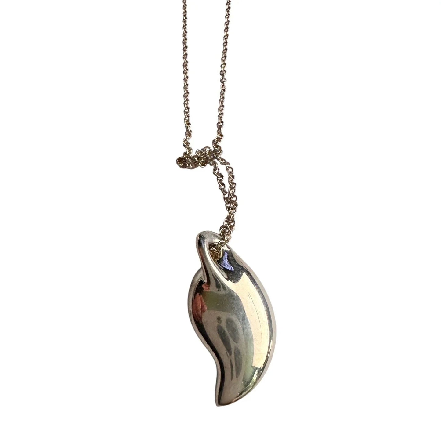 Tiffany & Co Leaf Necklace 16" Chain - Tiffany & Co. - A+ Stuff