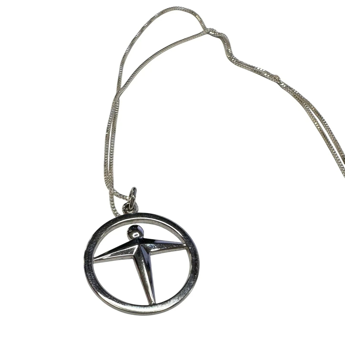 Tiffany & Co. Man Power / Unity Pendant on 16" Sterling Chain - Tiffany & Co. - Pendant with Necklace - A+ Stuff