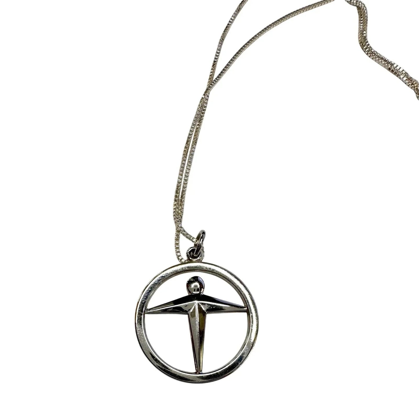 Tiffany & Co. Man Power / Unity Pendant on 16" Sterling Chain - Tiffany & Co. - Pendant with Necklace - A+ Stuff