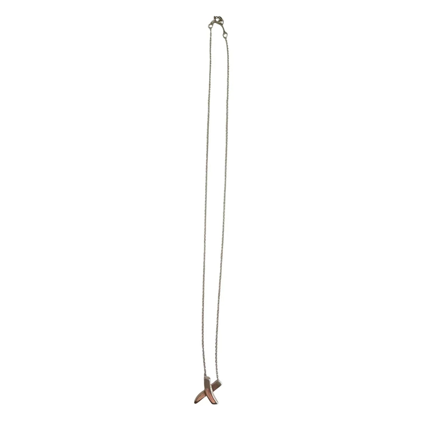 Tiffany & Co. Paloma Picasso Graffiti X Necklace Sterling 16" - Tiffany & Co. - Necklace with Pendant - A+ Stuff