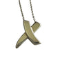 Tiffany & Co. Paloma Picasso Graffiti X Necklace Sterling 16" - Tiffany & Co. - Necklace with Pendant - A+ Stuff