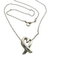 Tiffany & Co Paloma Picasso Small Loving Heart Pendant Necklace 16" Chain - Tiffany and Co - Necklace with Pendant - A+ Stuff