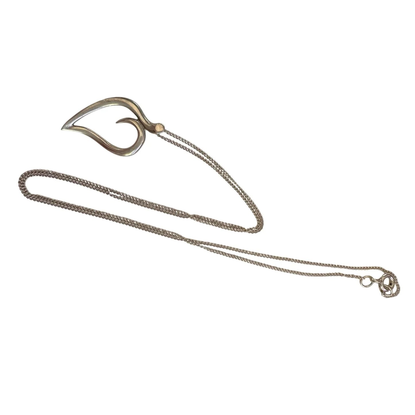 Tiffany & Co Sterlilng Open Leaf Necklace - Tiffany & Co. - Necklace with Pendant - A+ Stuff