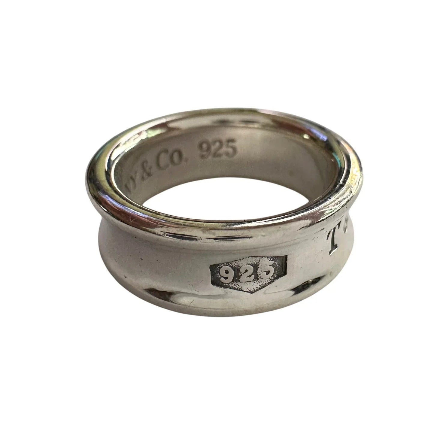 Tiffany & Co Thick 1837 Sterling Silver Ring - Size 5 - Tiffany & Co - Ring - A+ Stuff