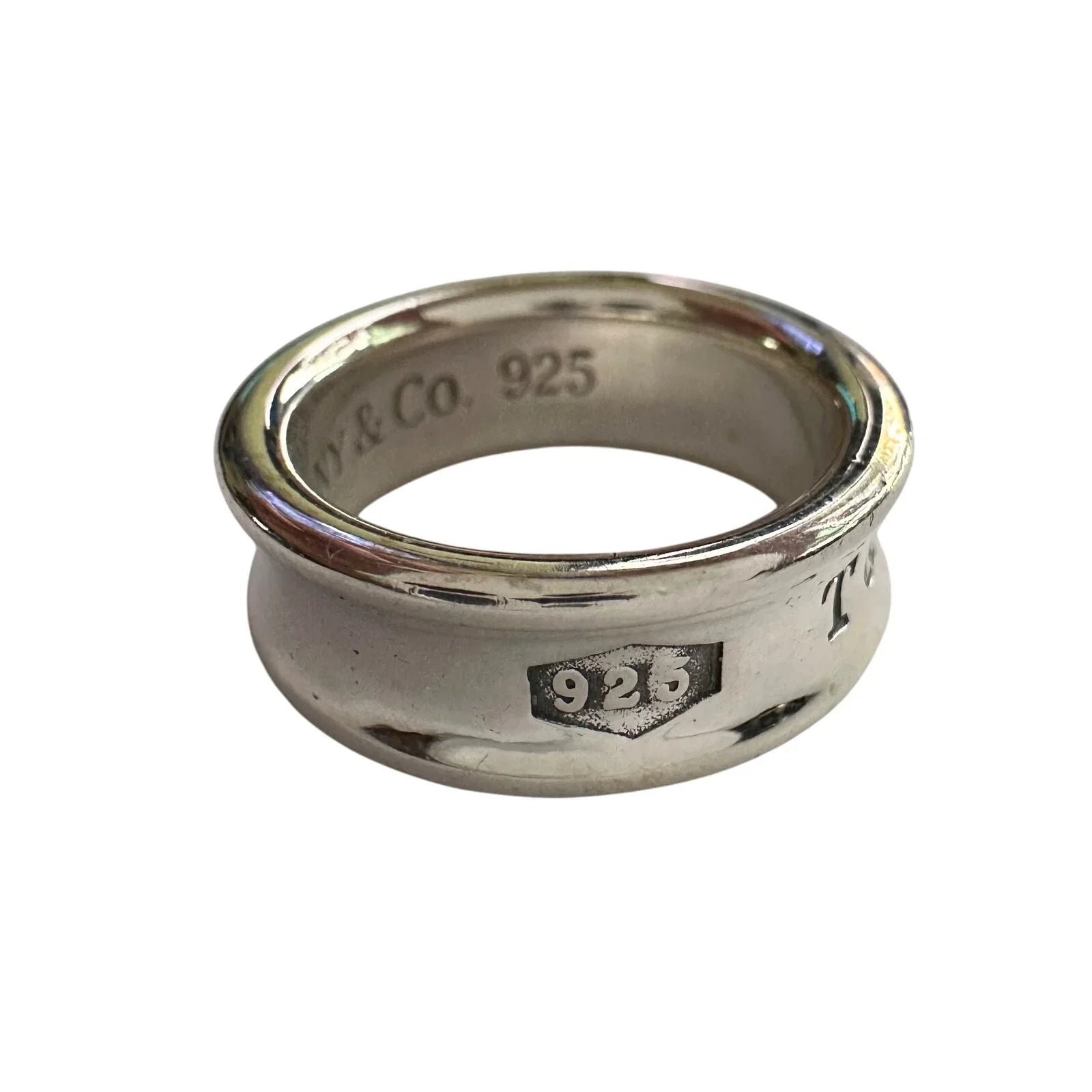 Tiffany & Co Thick 1837 Sterling Silver Ring - Size 5 - Tiffany & Co - Ring - A+ Stuff