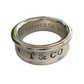 Tiffany & Co Thick 1837 Sterling Silver Ring - Size 5 - Tiffany & Co - Ring - A+ Stuff