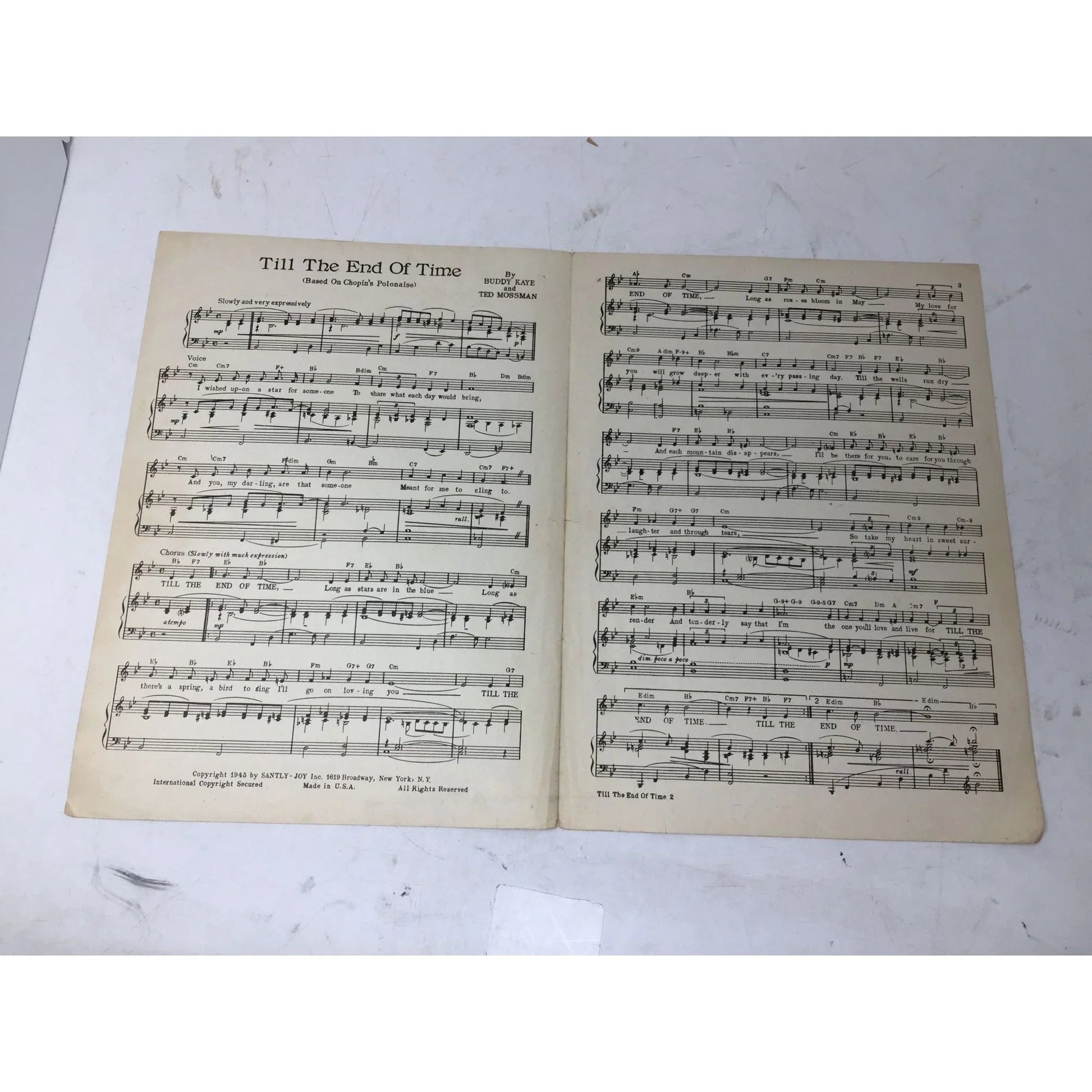 Till The End of Time Based on Chopin's Polonaise - A+ Stuff - sheet music - A+ Stuff