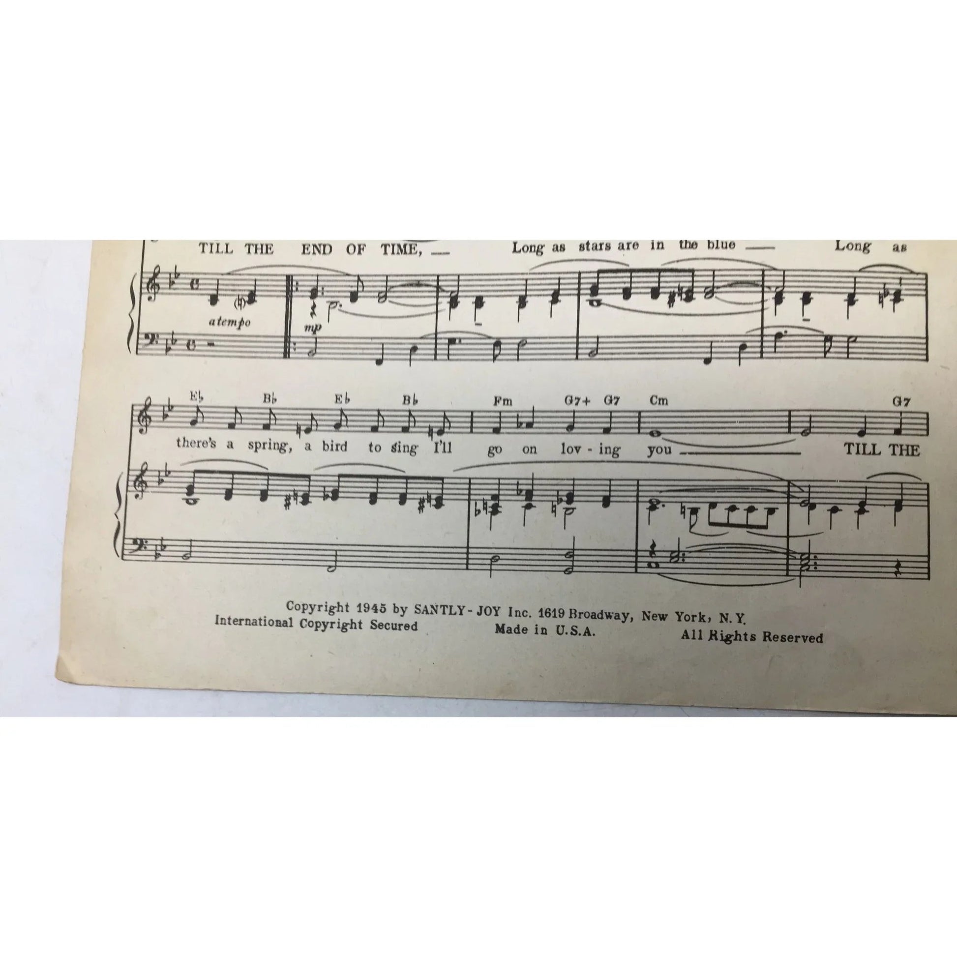 Till The End of Time Based on Chopin's Polonaise - A+ Stuff - sheet music - A+ Stuff