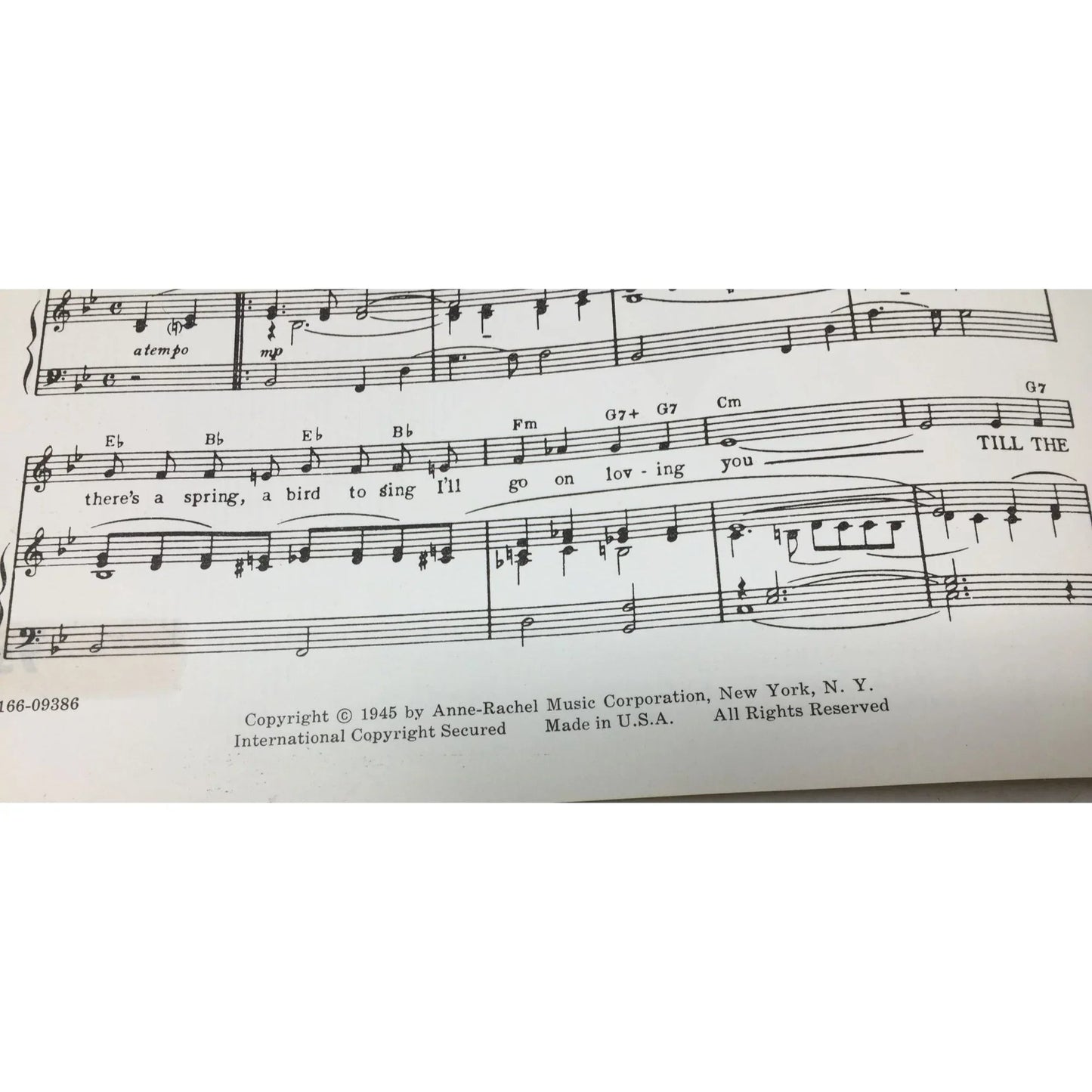 Till The End of Time (Based on ''Chopin's Polonaise'') by Buddy Kaye/Ted Mossman - A+ Stuff - Sheet Music - A+ Stuff