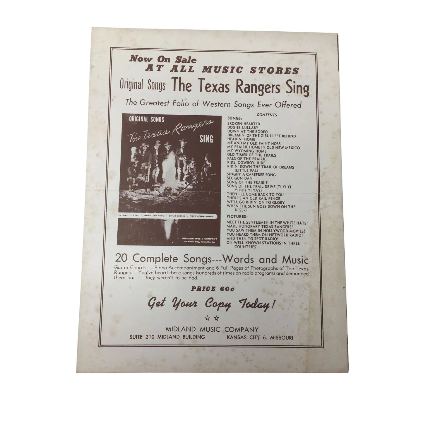 ''To Make You Mine'' Vintage Sheet Music (by Al Trace, Ben Trace, Vic Damon) - A+ Stuff - sheet music - A+ Stuff