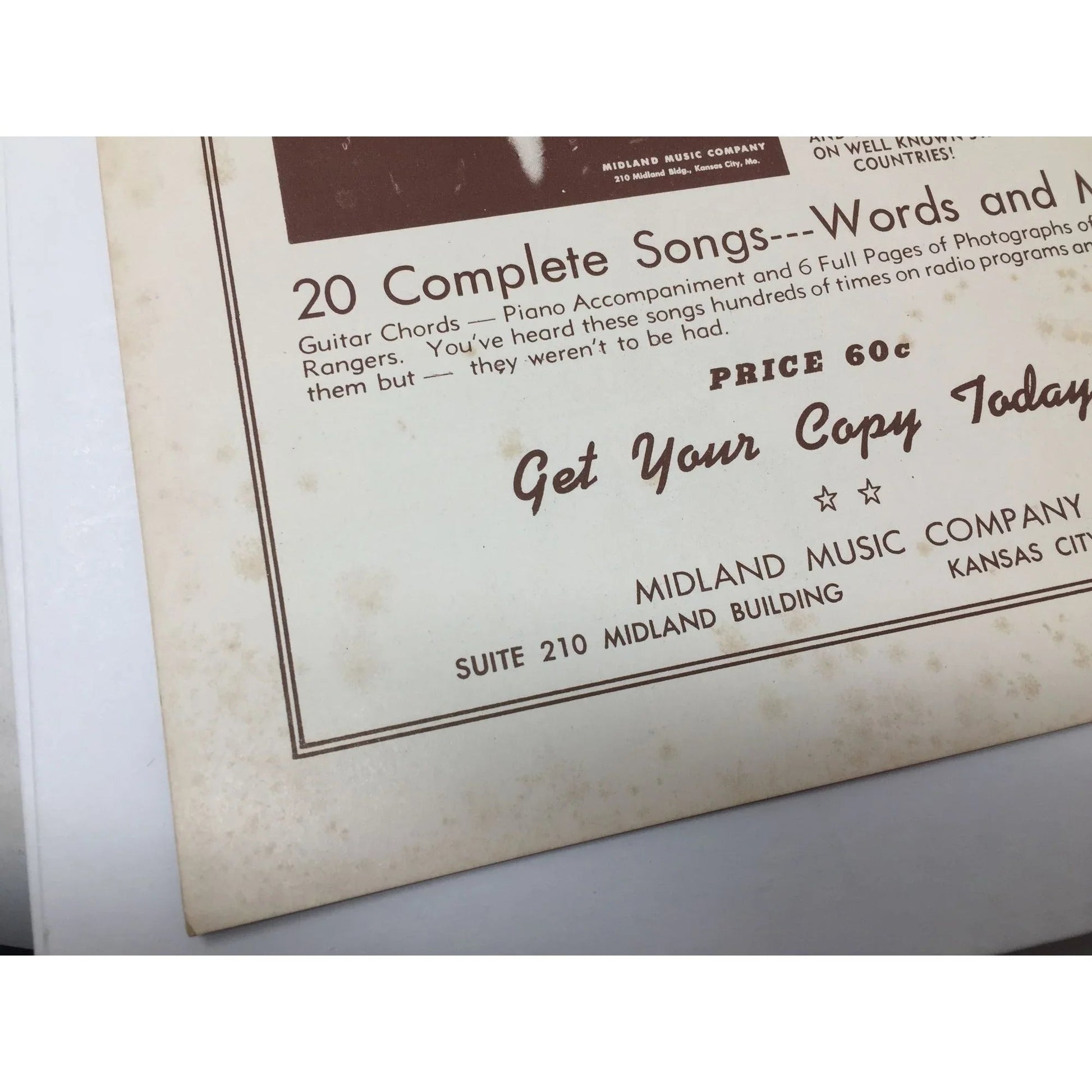 ''To Make You Mine'' Vintage Sheet Music (by Al Trace, Ben Trace, Vic Damon) - A+ Stuff - sheet music - A+ Stuff