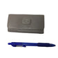 TOD'S 5 Key Keyholder Wallet - Beige/Gray Pebbled Leather - Tod's - Key holder Wallet - A+ Stuff