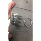 TOD'S 5 Key Keyholder Wallet - Beige/Gray Pebbled Leather - Tod's - Key holder Wallet - A+ Stuff
