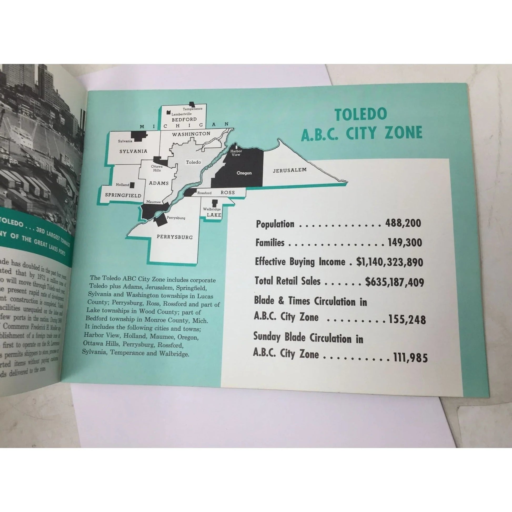 ''Toledo Market - at a glance'' The Blade Daily and Sunday Toledo Times Morning - A+ Stuff - Books - A+ Stuff