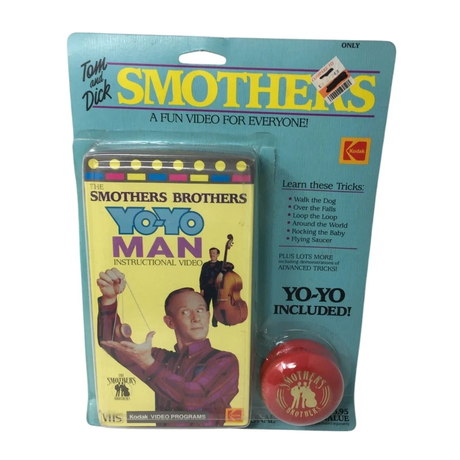 Tom and Dick Smothers A Fun Video For Everyone - Yoyo Included (New) - A+ Stuff - Toys - A+ Stuff