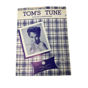 ''TOM'S TUNE'' VINTAGE 1951 SHEET MUSIC