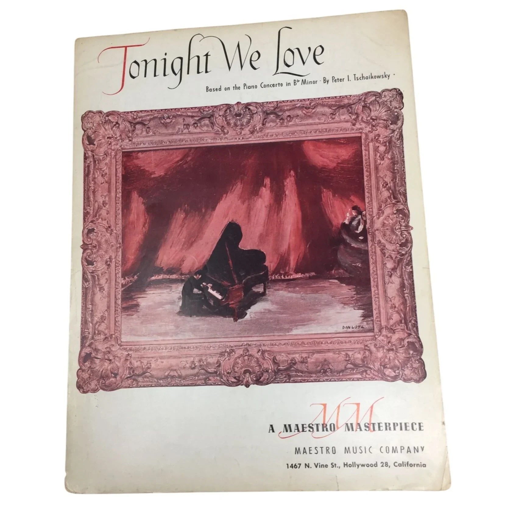 ''Tonight We Love'' Vintage Sheet Music - A+ Stuff - SHEET MUSIC - A+ Stuff