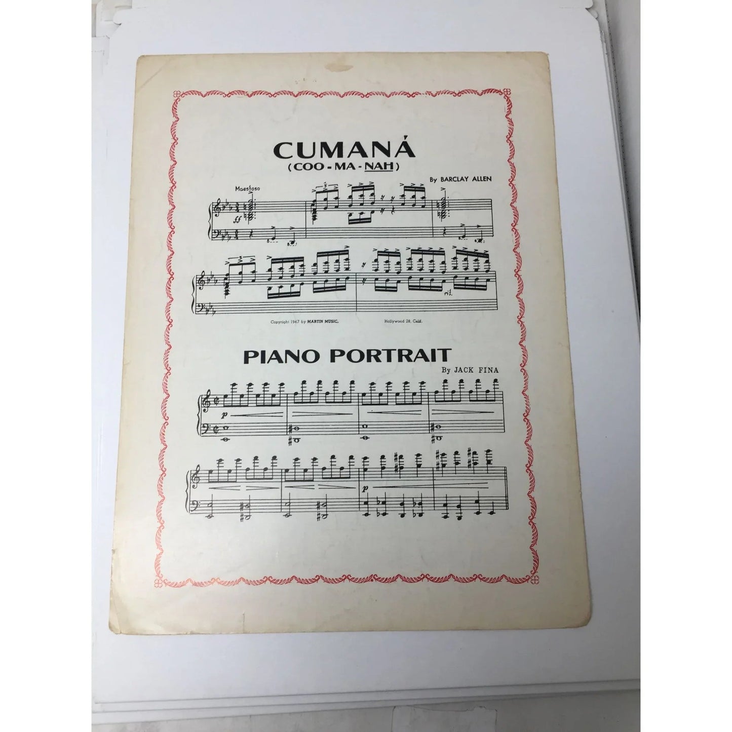 ''Tonight We Love'' Vintage Sheet Music - A+ Stuff - SHEET MUSIC - A+ Stuff