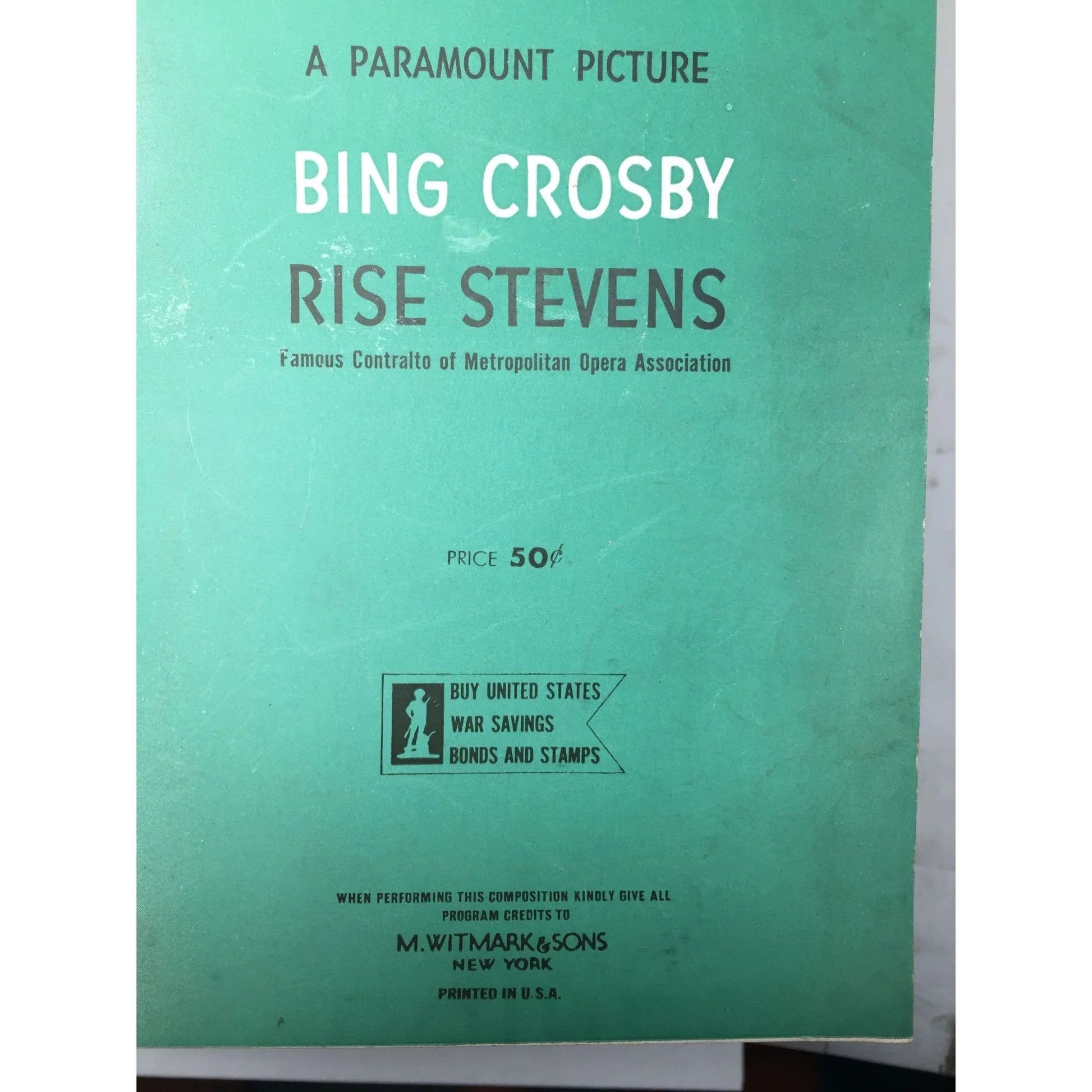 Too - Ra - Loo - Ra - Loo - Ral That's an Irish Lullaby Vintage sheet music - A+ Stuff - SHEET MUSIC - A+ Stuff