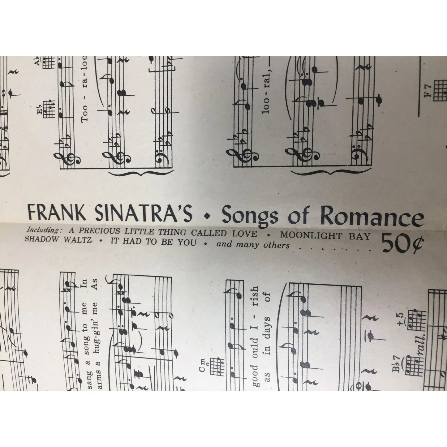 Too - Ra - Loo - Ra - Loo - Ral That's an Irish Lullaby Vintage sheet music - A+ Stuff - SHEET MUSIC - A+ Stuff