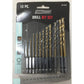 Tool Shop 13 - piece Titanium Twist Drill Bit Set - A+ Stuff - Tools - A+ Stuff