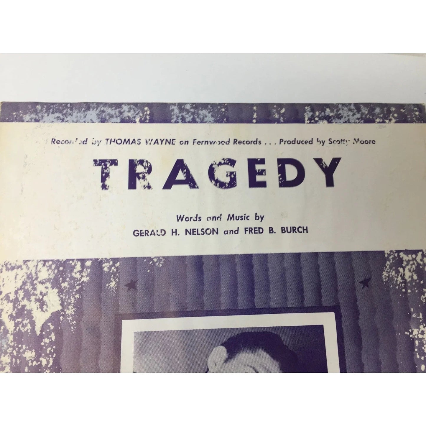 ''TRAGEDY'' by Gerald H Nelson and Fred B Burch Vintage Sheet Music book - A+ Stuff - SHEET MUSIC - A+ Stuff
