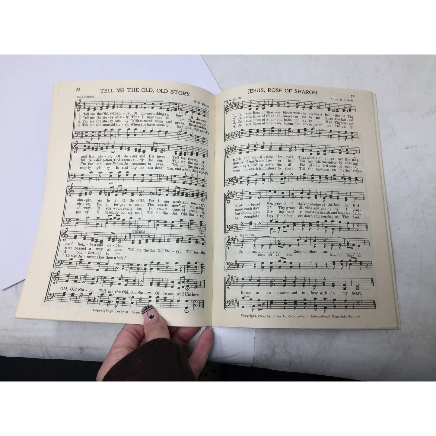 ''Treasure Chest of Homer Rodeheaver Gospel Hymns'' Sheet Music Book - A+ Stuff - SHEET MUSIC - A+ Stuff