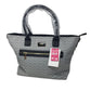Trina Turk Optical Illusion Black & White Chevron 2 Way Tote NWT - Trina Trina Turk - tote bag - A+ Stuff