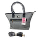 Trina Turk Optical Illusion Black & White Chevron 2 Way Tote NWT - Trina Trina Turk - tote bag - A+ Stuff