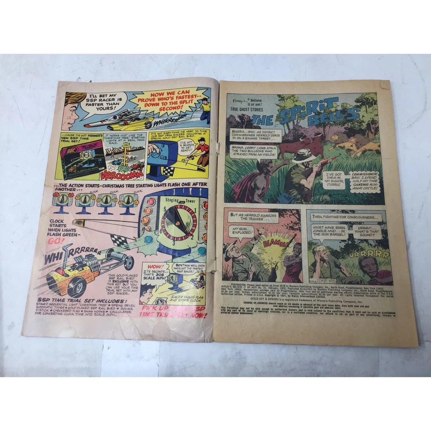 ''True Ghost Stories Ripley's Believe it or Not'' Vintage 1971 Comic Book - Ripley international limited - comic book - A+ Stuff