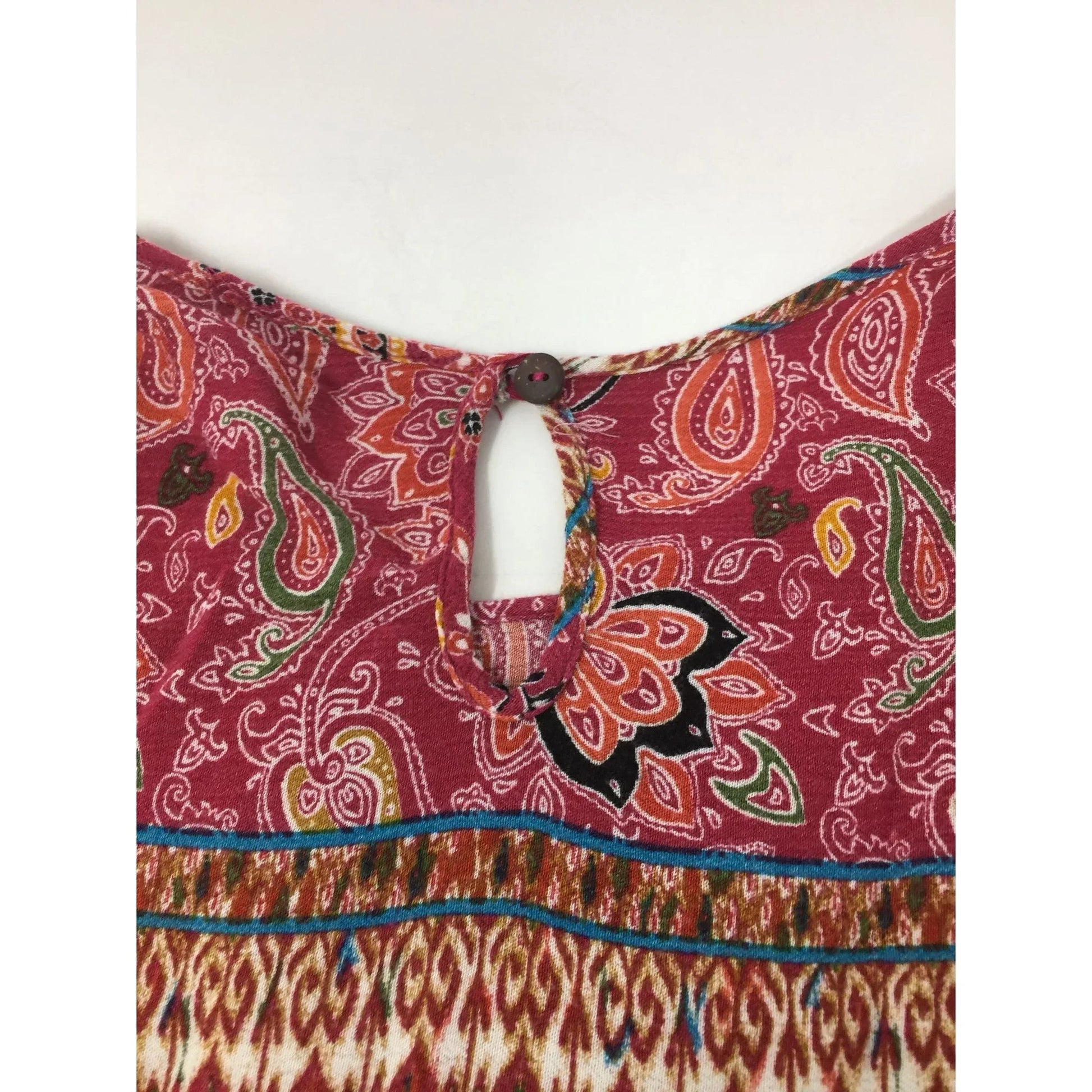 ''Truly Me by Sara Sara'' Girl's Colorful Patterned Dress Size 16 - Truly Me by Sara Sara - dress - A+ Stuff