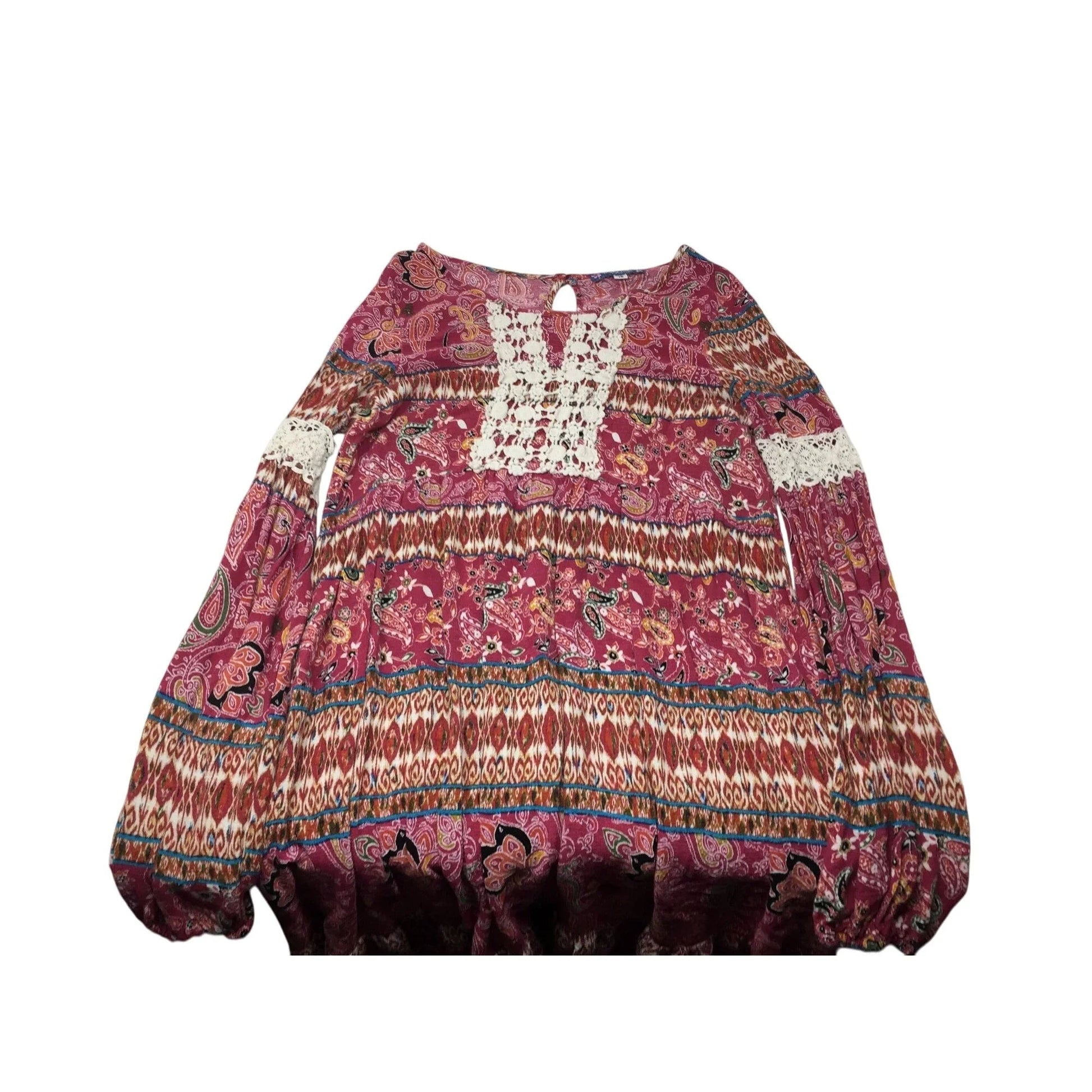 ''Truly Me by Sara Sara'' Girl's Colorful Patterned Dress Size 16 - Truly Me by Sara Sara - dress - A+ Stuff