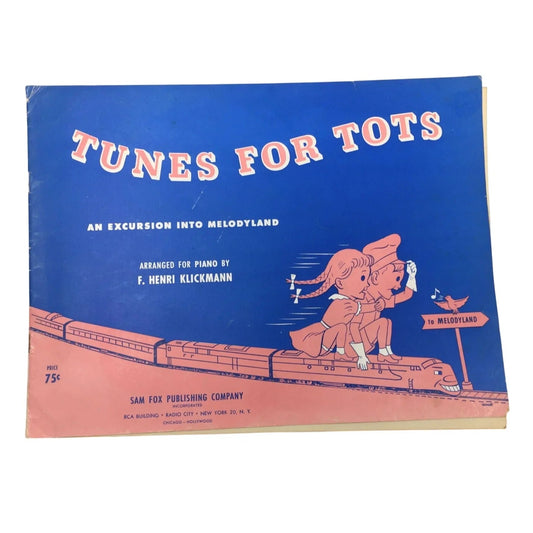 ''TUNES FOR TOTS'' by Henri Klickmann Sheet Music Book - A+ Stuff - Books - A+ Stuff