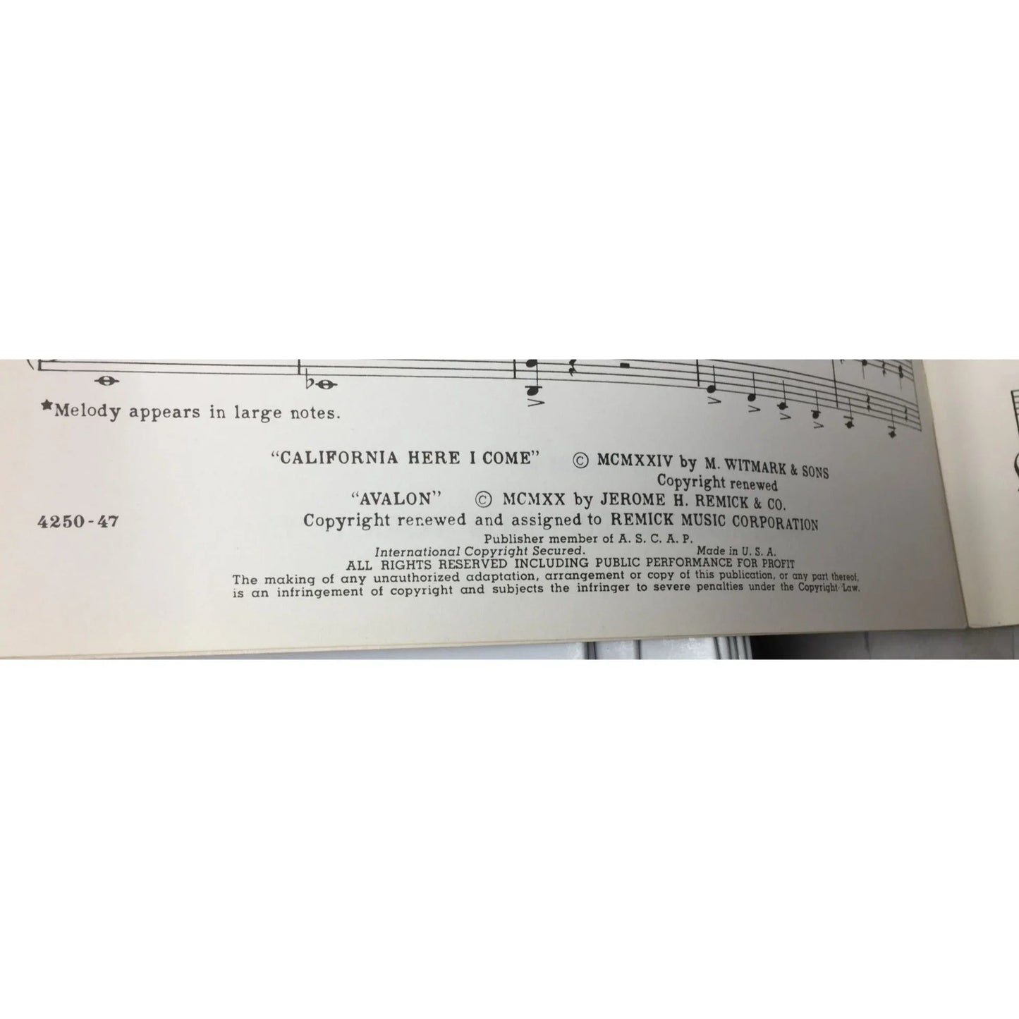 ''TV Sing Along With Mitch - Mitch Miller and the Gang'' Words and music - A+ Stuff - SHEET MUSIC - A+ Stuff