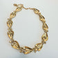 Women's Beautiful Trifari Gold Tone Leaf Design Necklace
