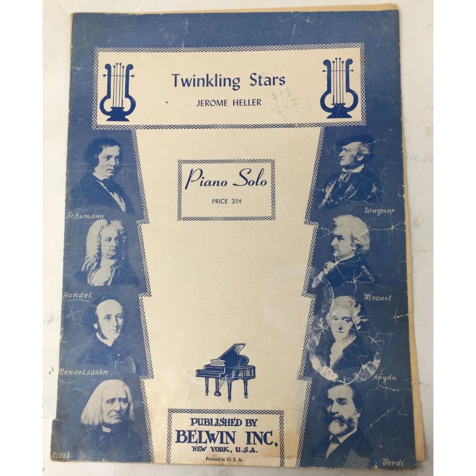 Twinkling Stars by Jerome Heller (Piano solo) - A+ Stuff - sheet music - A+ Stuff