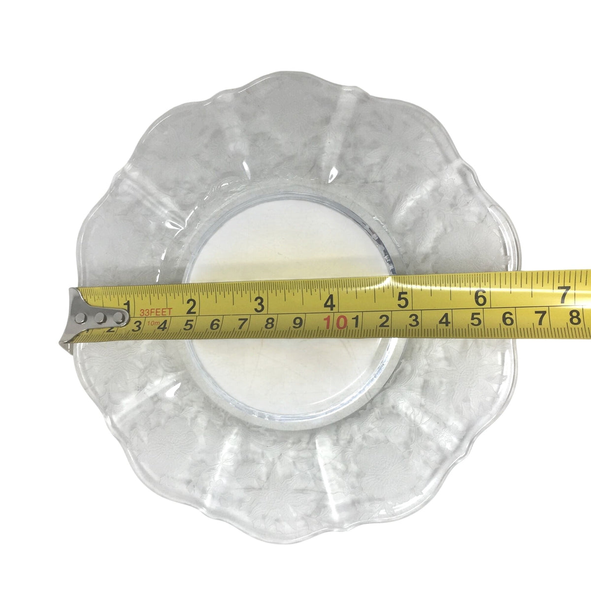 Vintage Cambridge Glass Wildflower Etched Bread & Butter Plate (6") Cambridge Glass Company  A+ Stuff Drinking, Dining & More