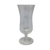 TWO (2) Clear Glass Footed Flute Glasses - A+ Stuff - Glass - A+ Stuff