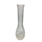 Two (2) Vintage Clear Glass Ribbed Flower Vases - A+ Stuff - Vase or Holder - A+ Stuff