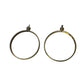 Two (2) Vintage Round Gold Tone Open Bezels/Pendants - A+ Stuff - Jewelry - A+ Stuff