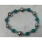 Two Blue and Silver Beaded Bracelets - A+ Stuff - Bracelet - A+ Stuff