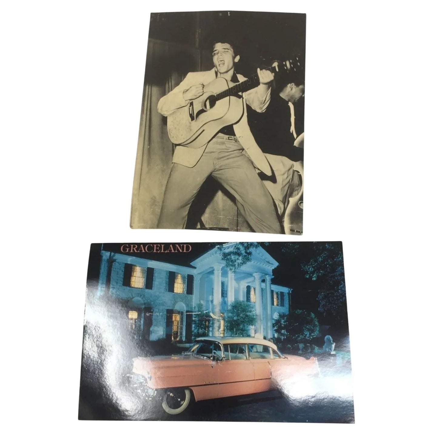 Two Elvis Presley Collectible Postcards - A+ Stuff - Collectibles - A+ Stuff