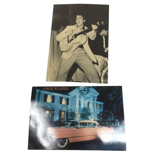 Two Elvis Presley Collectible Postcards - A+ Stuff - Collectibles - A+ Stuff