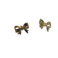 Two Pairs of Womens Gold Tone Bow Earrings - A+ Stuff - Earrings - A+ Stuff