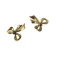Two Pairs of Womens Gold Tone Bow Earrings - A+ Stuff - Earrings - A+ Stuff