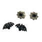 Two Pairs of Women's Halloween Earrings (1 Bat Pair and 1 Spider Pair) - A+ Stuff - Earrings - A+ Stuff