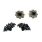 Two Pairs of Women's Halloween Earrings (1 Bat Pair and 1 Spider Pair) - A+ Stuff - Earrings - A+ Stuff