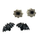 Two Pairs of Women's Halloween Earrings (1 Bat Pair and 1 Spider Pair) - A+ Stuff - Earrings - A+ Stuff
